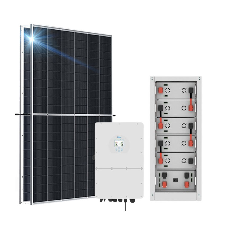 Penyimpanan Rumah Tata Surya Hibrida 30KW Tegangan Tinggi Dengan Baterai Lithium -Koodsun