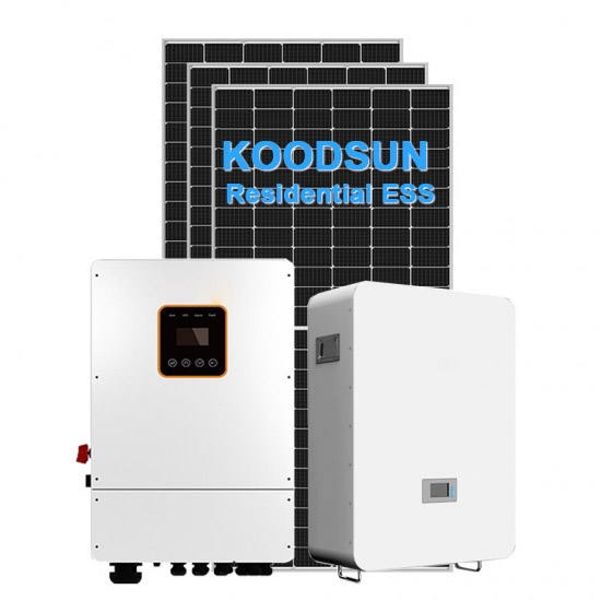 Sistem Penyimpanan Energi Perumahan Koodsun 35KW ESS Dengan Inverter Hibrid Tegangan Tinggi Dan Baterai Tegangan Tinggi -Koodsun
