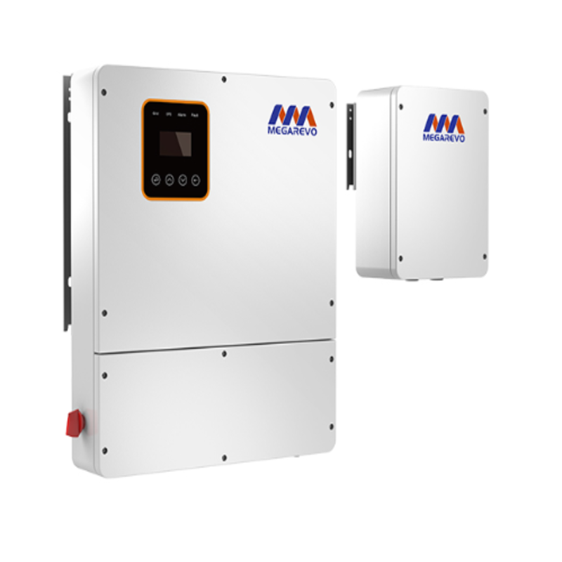 Megarevo Split Phase Tiga Fase Hybrid Inverter 6kw 8kw 10kw 12kw Solar Inverter untuk Sistem Penyimpanan Energi Rumah -Koodsun