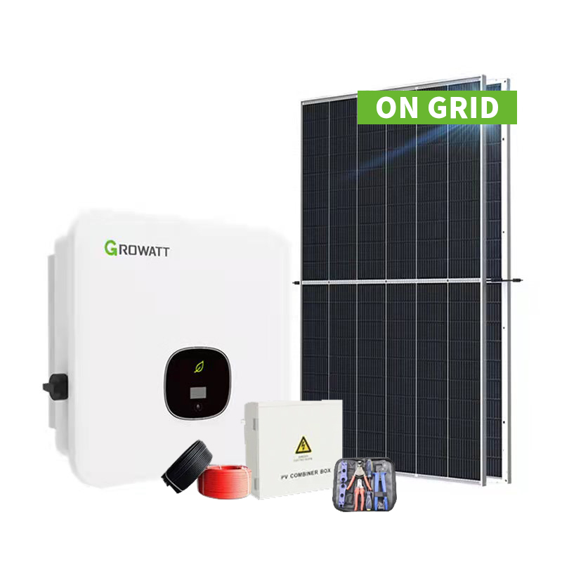 Solusi Sistem Tenaga Surya On Grid Lengkap Sistem Energi 25KW Dengan Inverter Surya On Grid -Koodsun