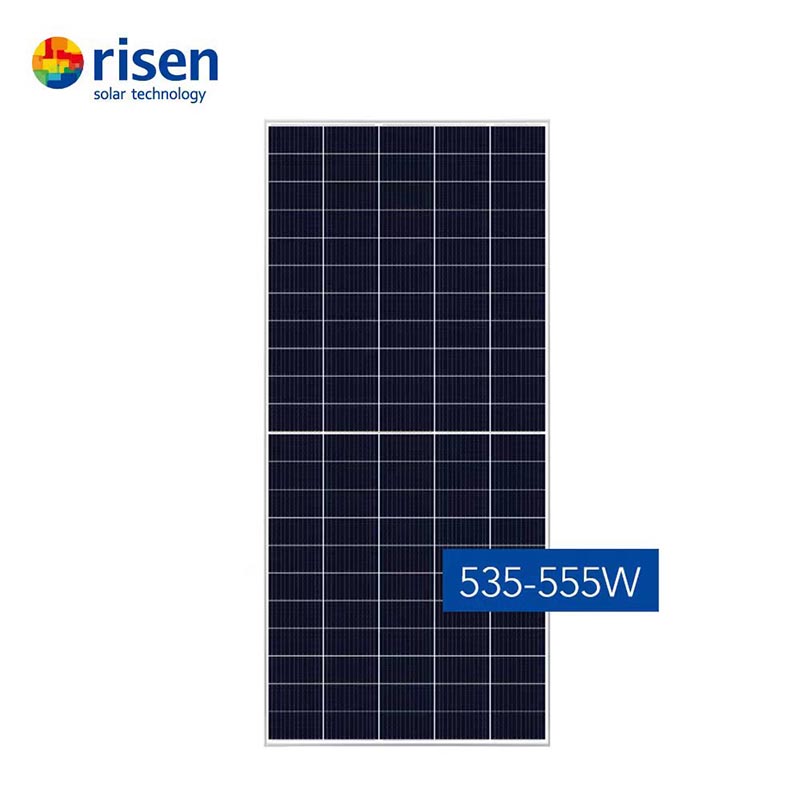 Panel surya yang meningkat 535w 540w 545w 550w 555w panel surya mono 110 setengah sel 550w -Koodsun