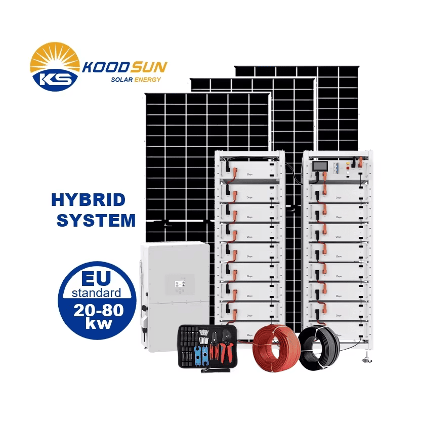 Affordable New-Solar Energy Systems 40Kw 50Kw 60Kw 80Kw Solar Power System for Commercial Off/on Grid Solar System -Koodsun